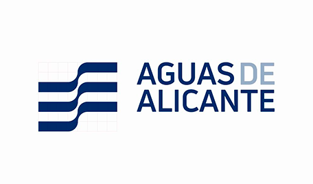 Logotipo de Aguas de Alicante como empresa cliente de Eyader